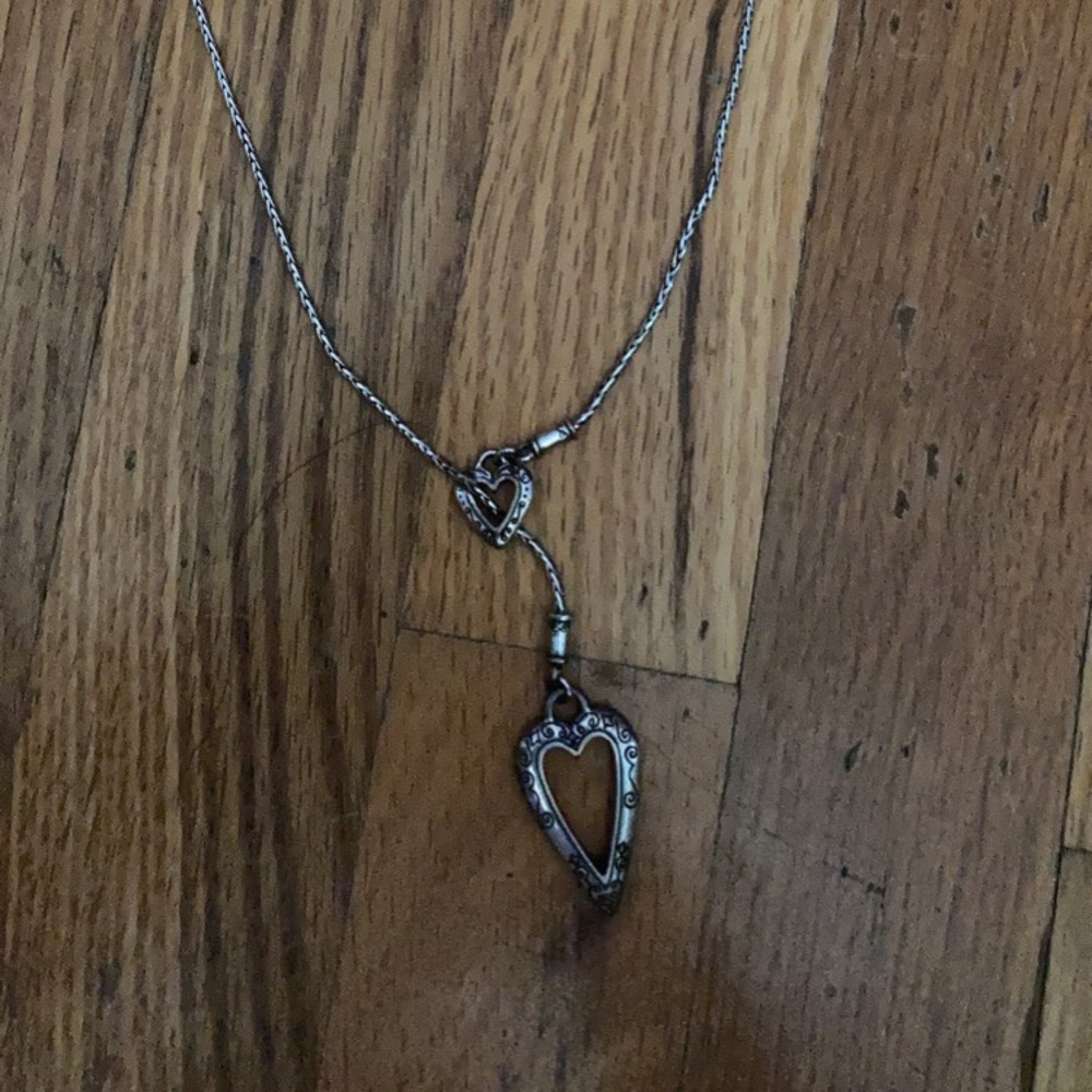 Heart necklace.